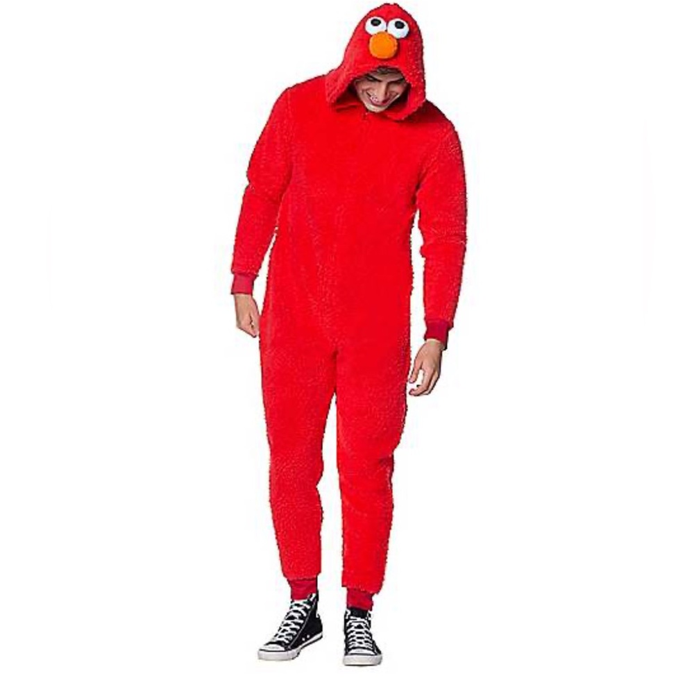 Sesame Street Red Elmo Men's Onesie